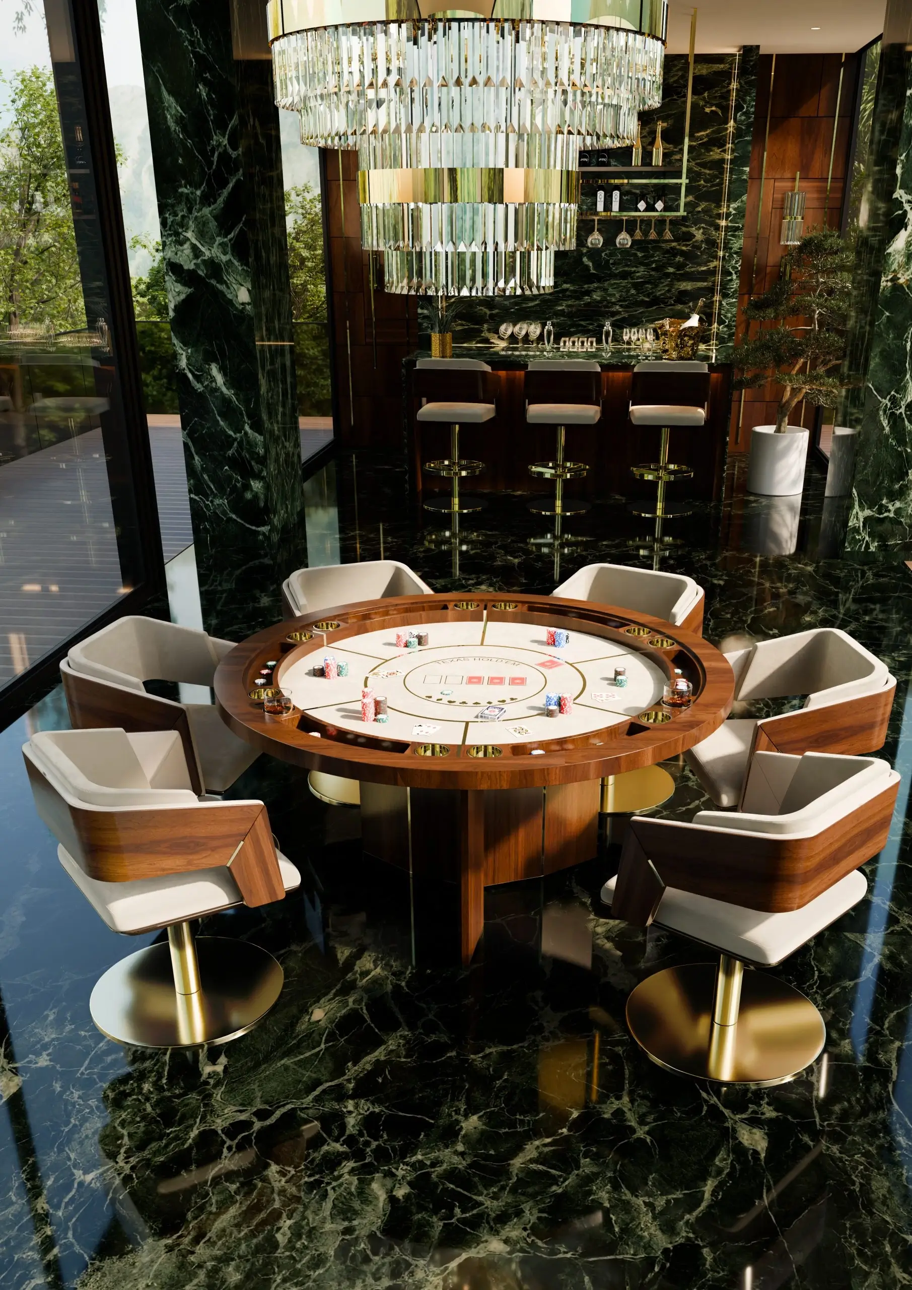 Mesa de Póker Elegante